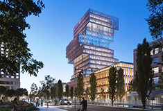 Suffolk celebrates topping off of 350,000 s/f Boston University Center for Computing & Data Sciences